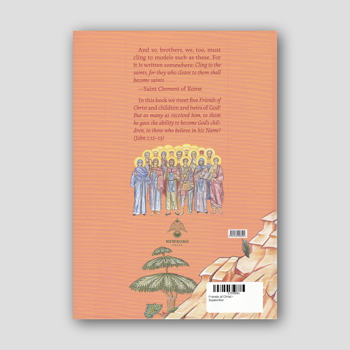 Friends of Christ - September — back cover
