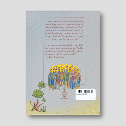 Friends of Christ - July — back cover