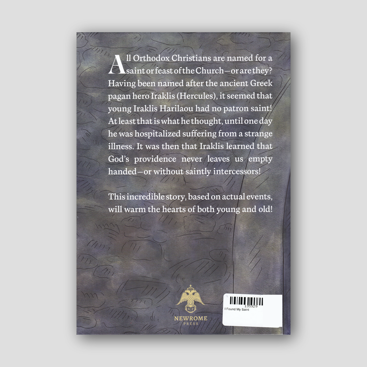 I Found My Saint — back cover