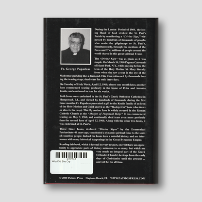 Why Did She Cry — back cover