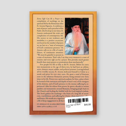 Every Sigh Can Be A Prayer — back cover
