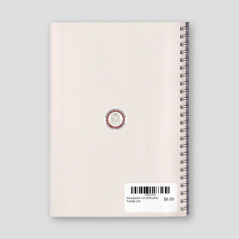 Introduction to Orthodox Family Life — back cover