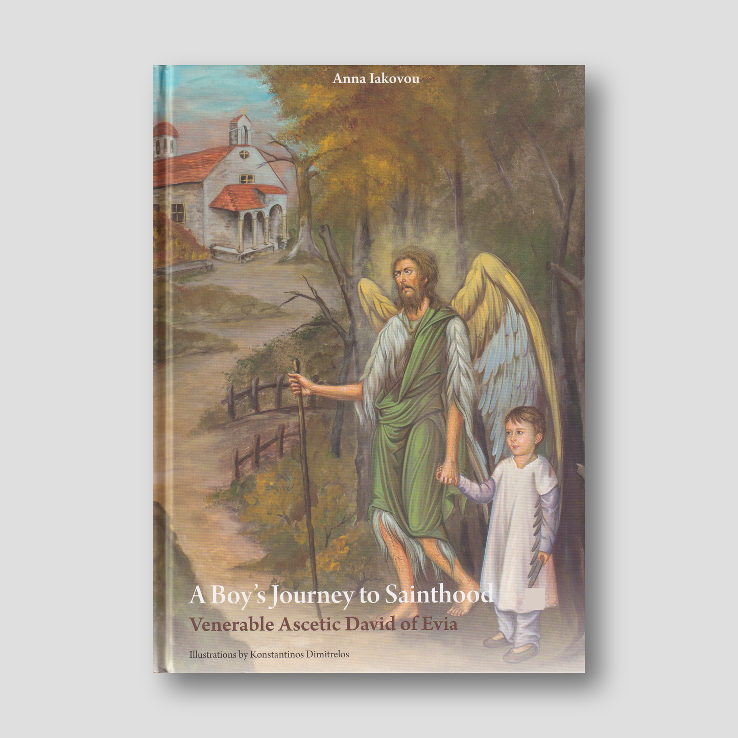 A Boy's Journey to Sainthood: Venerable Ascetic David of Evia — front cover
