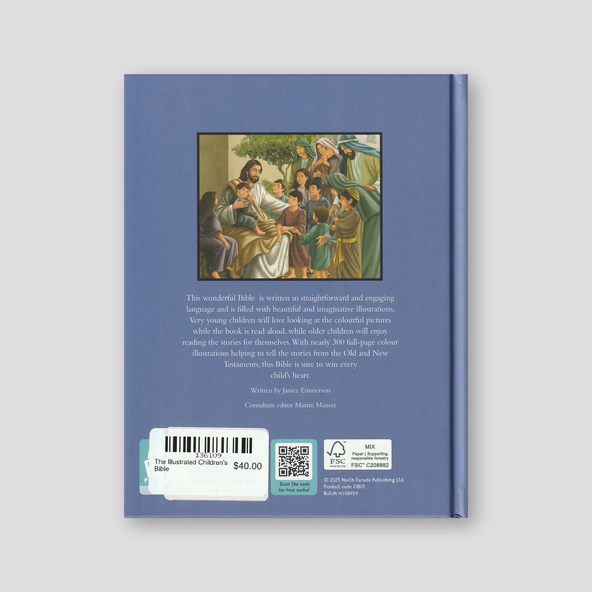 The Illustrated Children's Bible — back cover
