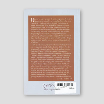 Orthodox Christian Parenting — back cover