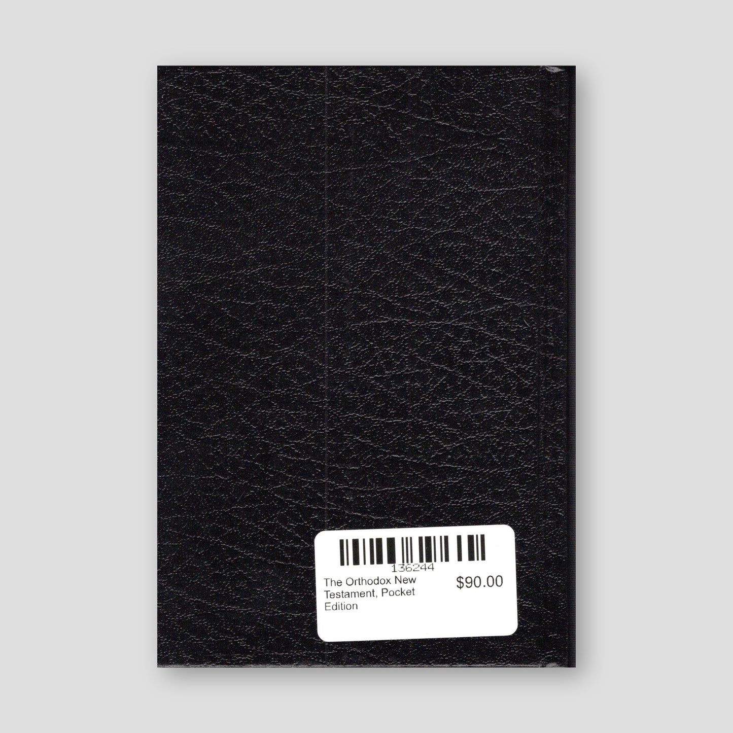 The Orthodox New Testament, Pocket Edition — back cover