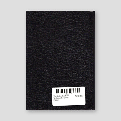 The Orthodox New Testament, Pocket Edition — back cover