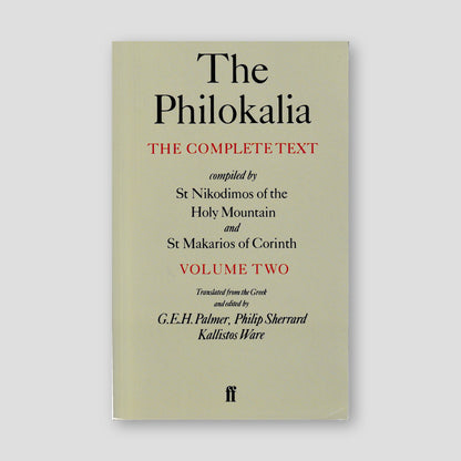 The Philokalia - Volume 2 — front cover