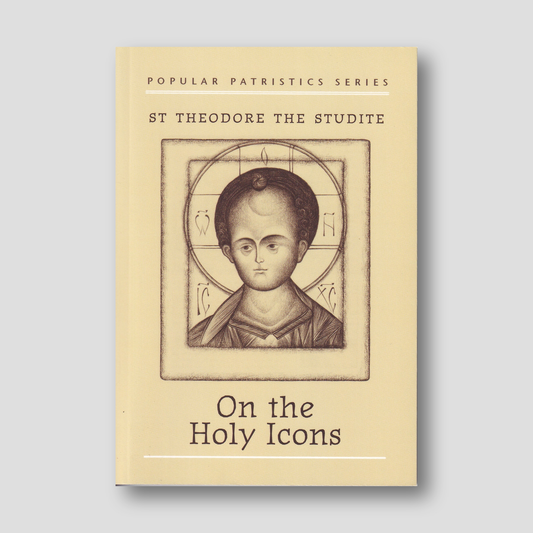 On the Holy Icons - St Theodore the Studite — front cover