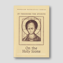 On the Holy Icons - St Theodore the Studite — front cover
