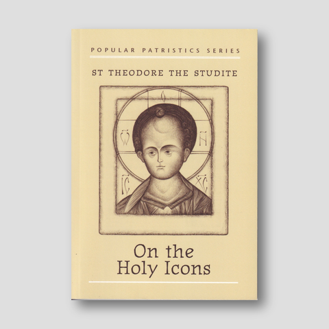 On the Holy Icons - St Theodore the Studite — front cover