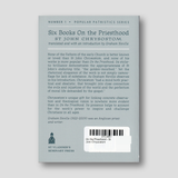 On the Priesthood - St John Chrysostom — back cover