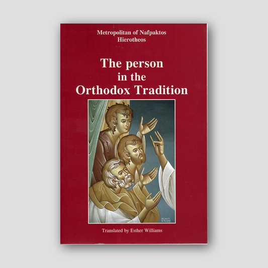 The Person in the Orthodox Tradition — front cover