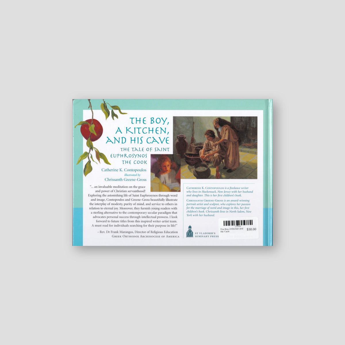 The Boy, A Kitchen and His Cave — back cover