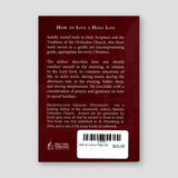 How to Live a Holy Life — back cover