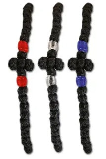 Prayer Rope Bracelet - Fine Knots with Cross (BP-5)