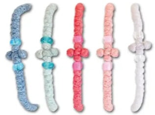 Prayer Rope Child's Bracelet - Fine Knots with Cross (BP-8)