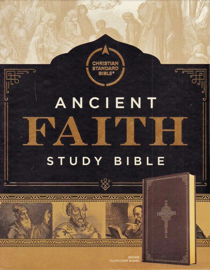 Ancient Faith Study Bible, Brown Cloth-Over-Board