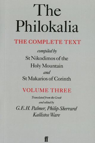 The Philokalia - Volume 3